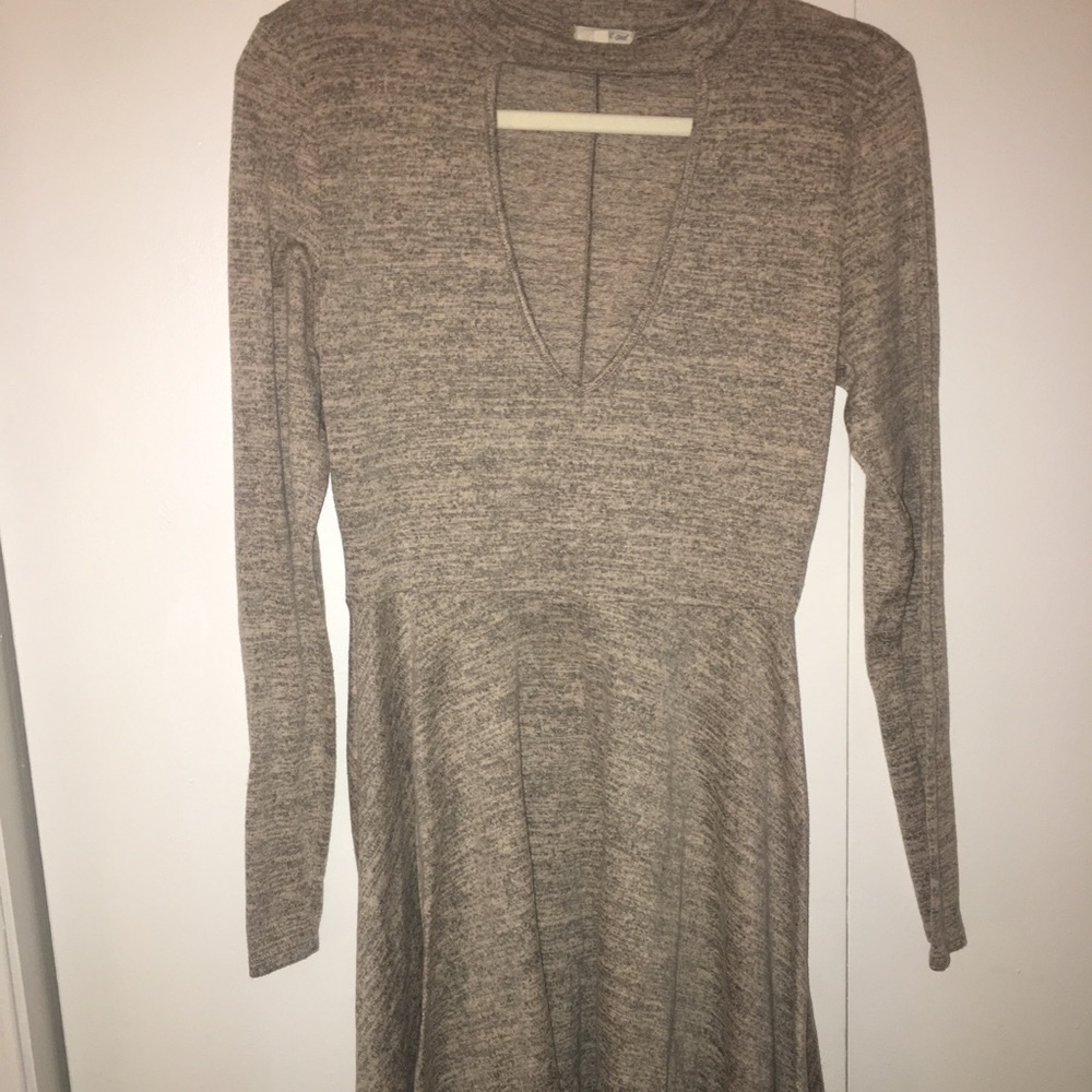 Beige/gray dress